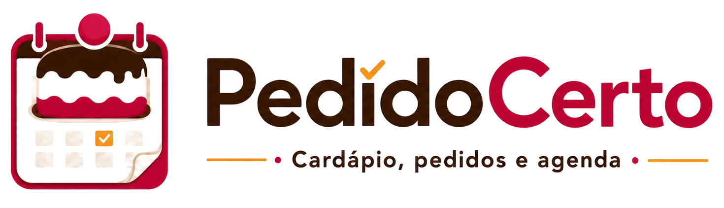 PedidoCerto - Cardápio, pedidos e agenda
